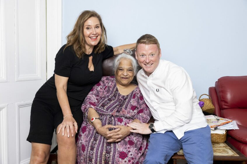 Shamshad Akhtar with Jane McCarry and Gary Hollywood