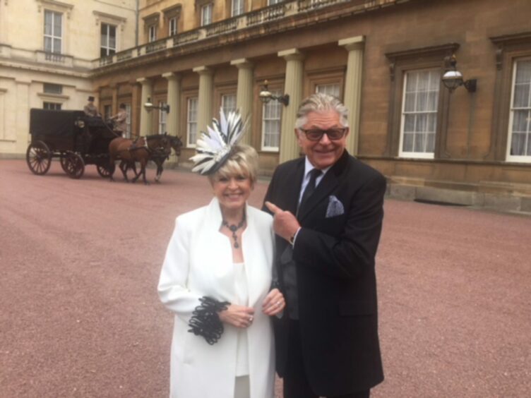Gloria (with husband Stephen Way) was awarded an OBE in 2017.