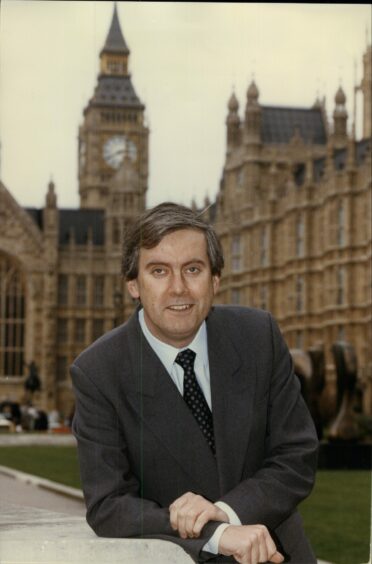 Gyles Brandreth as MP.