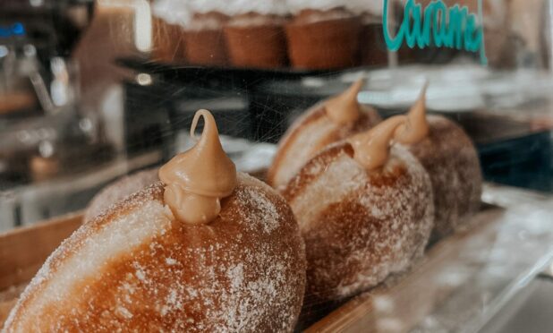 Doughnuts at Tobermory Bakery. Image: Gail Buckie