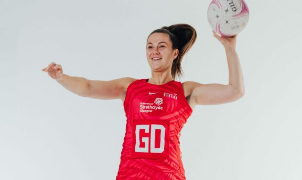 Strathclyde Sirens netball player Emily Nicholl.