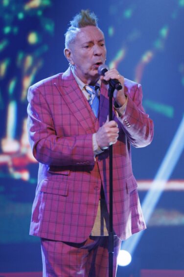 John Lydon, of Public Image Limited (PiL), performing Hawaii on The Late Late Eurosong 2023 special.