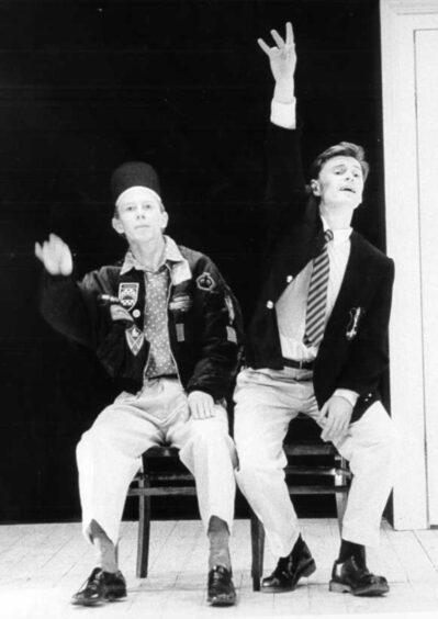 The Merry Mac Fun Show, with Robert Carlyle, right, was inspired by The Sunday Post’s Fun Section.