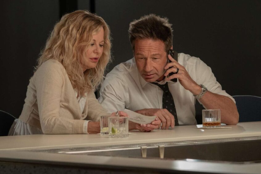 David Duchovny and Meg Ryan in What Happens Later.