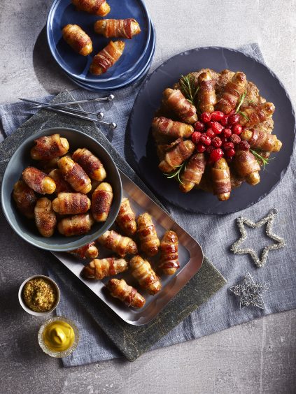 Maple Pigs in Blankets.