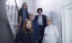 JK Rowling with the board of directors, Susan Smith, Johann Lamont, Margaret McCartney and Rhona Hotchkiss.