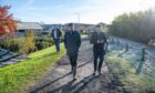 First Minister visits flood-hit Brechin after Storm Babet. Image: Kim Cessford/DC Thomson