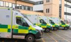 The number of ambulances waiting outside A&E with patients is rocketing, with one left stuck for 15 hours last week.