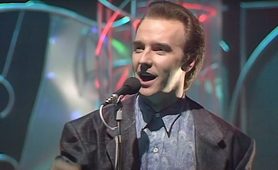 Midge Ure performing If I Was on Top of the Pops, 1985.