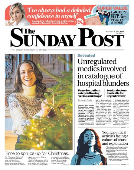 Our front page story revealed the danger to patients.