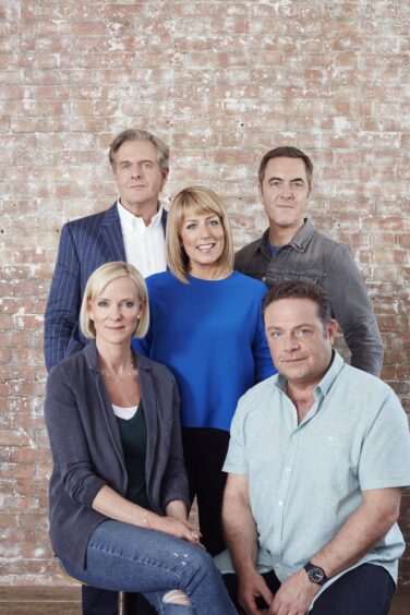 Fay with the cast of Cold Feet. She says there are no plans to bring the show back at the moment.