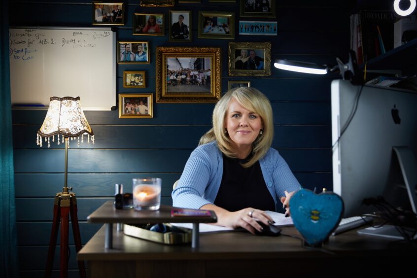 Sally Lindsay, who started Saffron Cherry Productions.