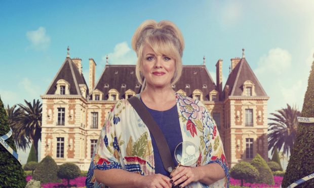 Sally Lindsay writes, produces and stars in The Madame Blanc Mysteries.