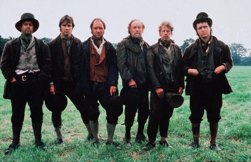 Douglas’s movie Comrades tells the story of the Tolpuddle Martyrs.