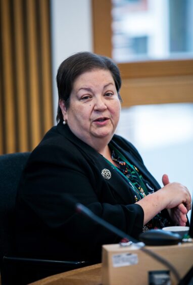 Dame Jackie Baillie at The Sunday Post's loneliness campaign event.