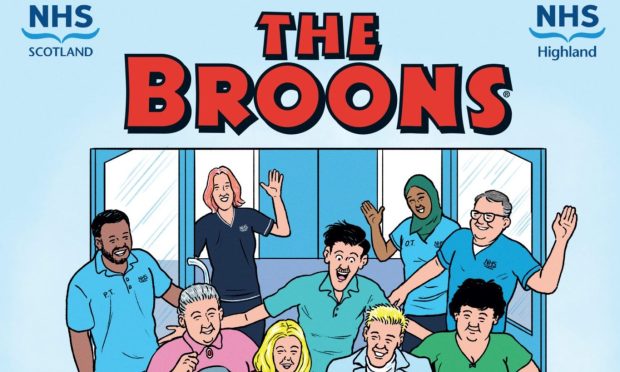 The Broons x End PJ Paralysis campaign. Image: DC Thomson