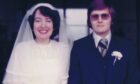John and Mary Robins on their wedding day.