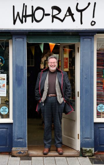 Who-Ray shop owner Martin Shipley-Burr.