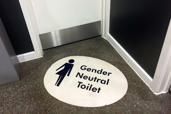 A Gender Neutral toilet.