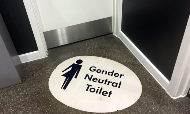 A Gender Neutral toilet.