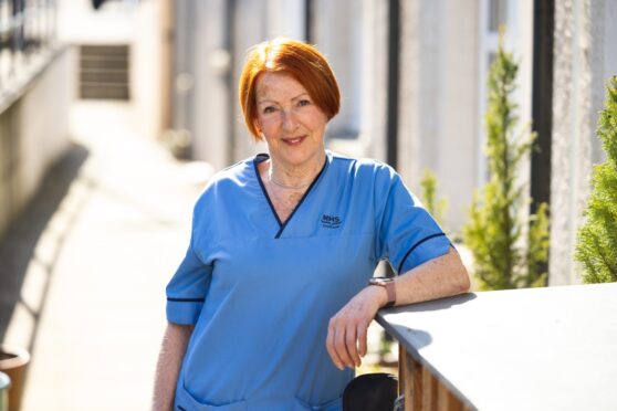 A&E nurse, Gillian Holland.
