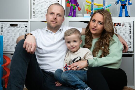 Stuart, Camdyn and Ami Geddes.