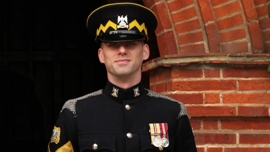Sergeant Gordon Adam in uniform.