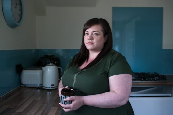 Nurse Stacy Drain, from Kirkintilloch, was abused by her jealous husband.