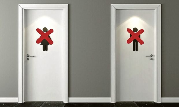 Concerns have been raised over unisex toilets in schools.