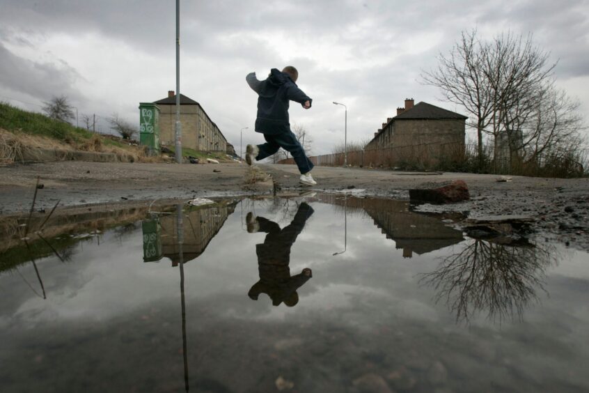 Children living in Scotland’s poorest areas are more likely to suffer mental health issues.