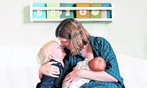Elizabeth Macneal has had to juggle the birth of her two children with her writing career.