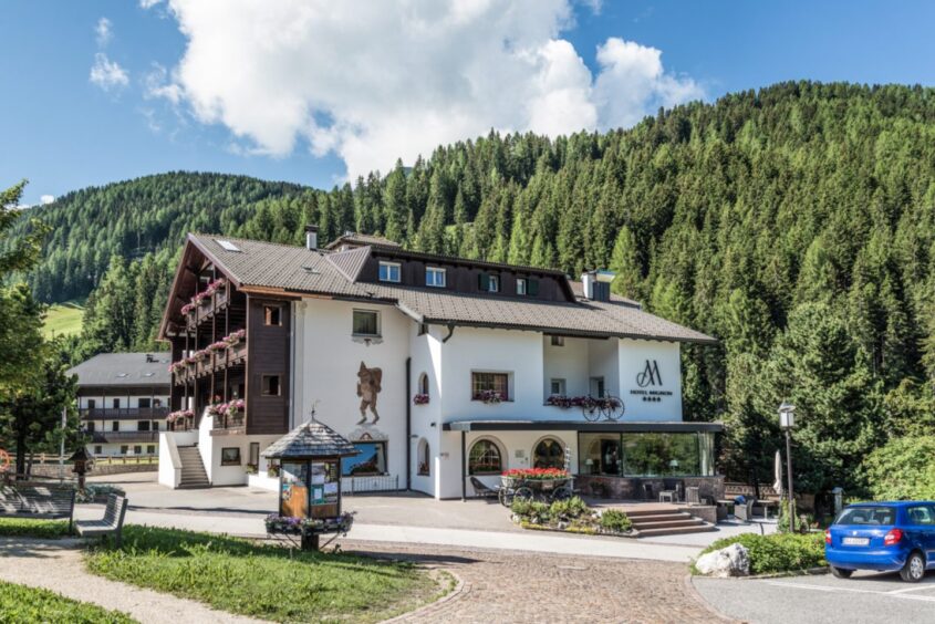 The family-owned Hotel Mignon in Sëlva, Val Gardena.