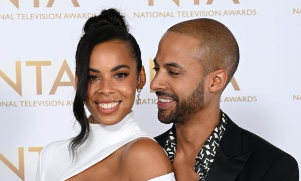 Rochelle Humes and Marvin Humes.