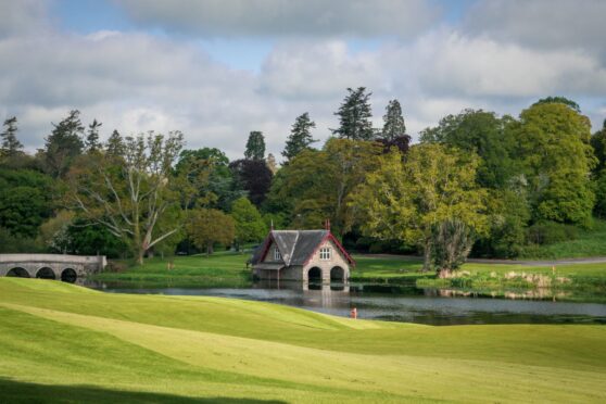 The boathouse which was built specifically for a visit by Queen Victoria.