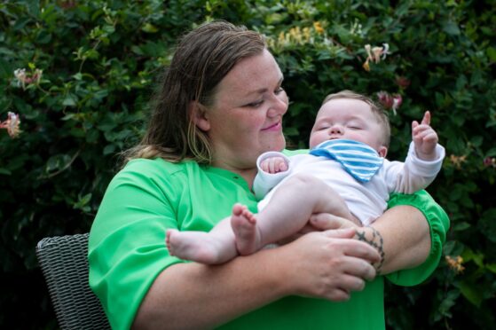 Carrie O’Donnell with son Oliver, the ‘miracle’ baby she almost lost.