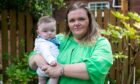 Carrie O’Donnell with her baby son Oliver at home in Paisley