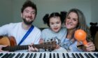 Kia has found a way to express herself through music therapy, much to the delight of mum Steph Sanchez and therapist Reuben Quinn.