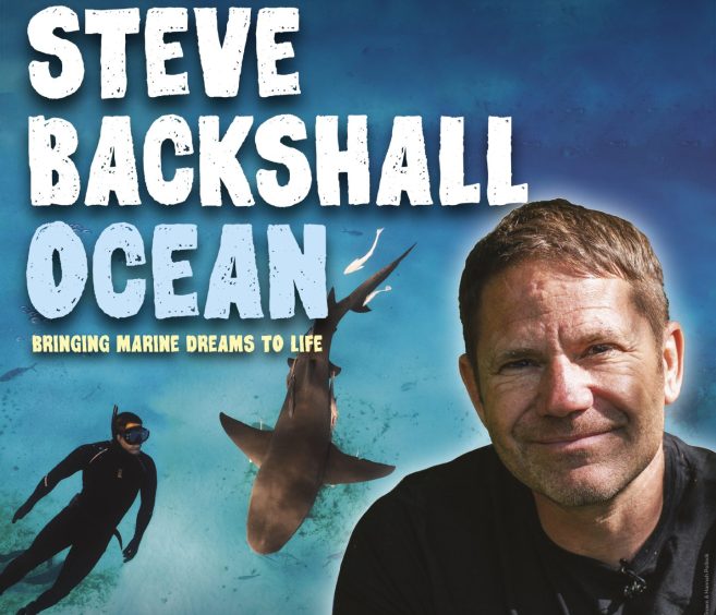 Steve Backshall brings his tour north of the border next month.