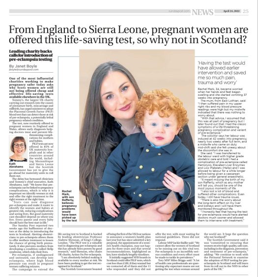 April 24, 2022: From England to Sierra Leone, pregnant women are offered this life-saving test