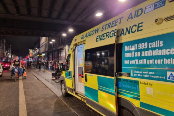 Glasgow Street Aid medics offer assistance to young people under the influence of drink and drugs.