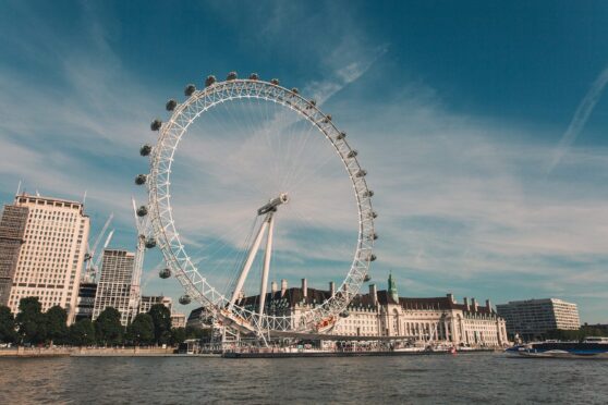 The London Eye.