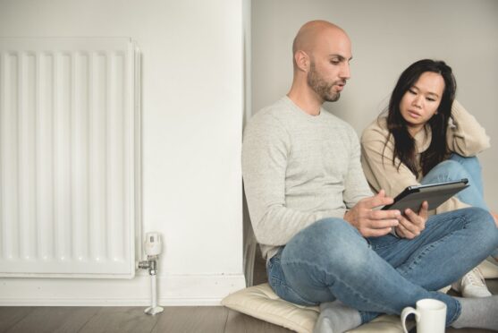 COuple planning home improvement project.