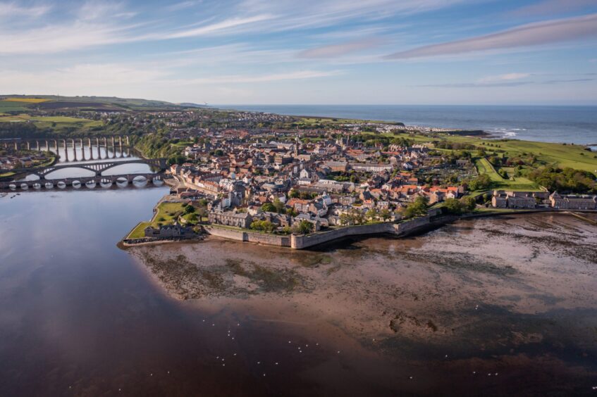 Berwick’s town walls.