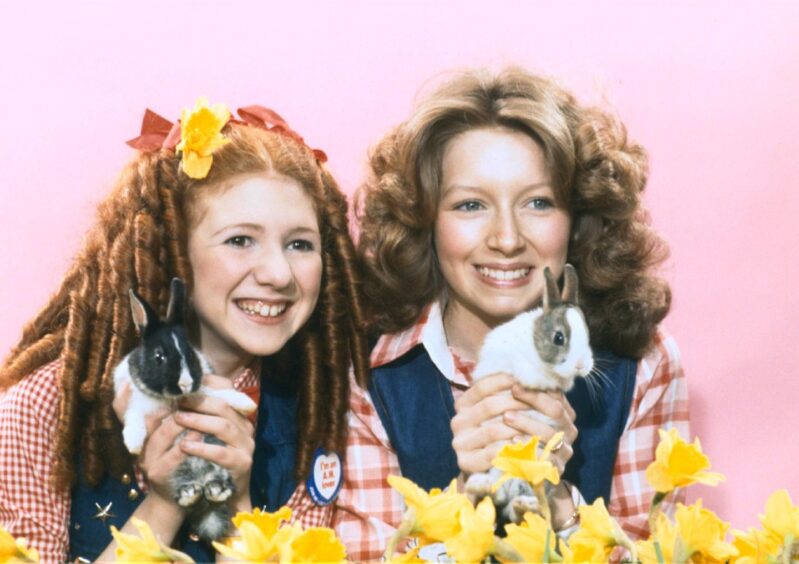 Bonnie Langford, left, and Lena Zavaroni.