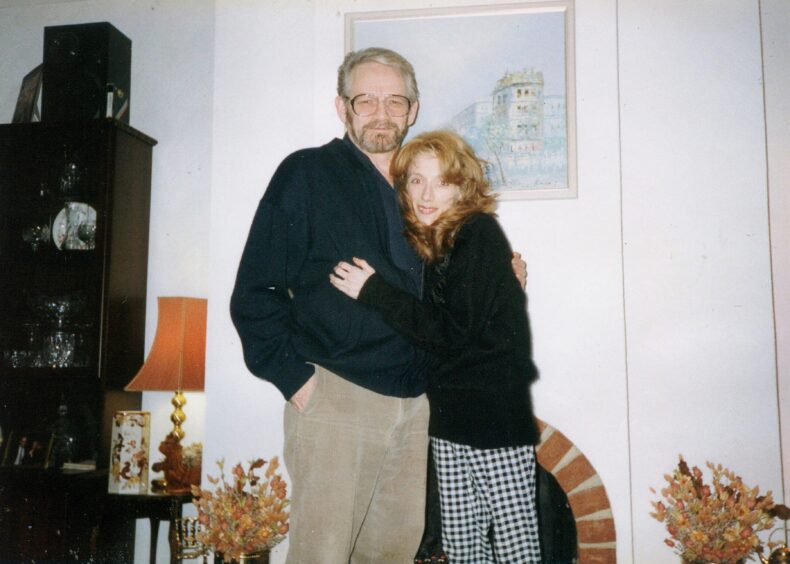 Lena with Victor, who only learned of her condition three years after her diagnosis