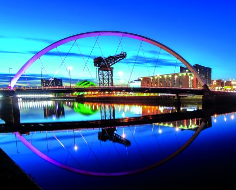 Glasgow's riverside.