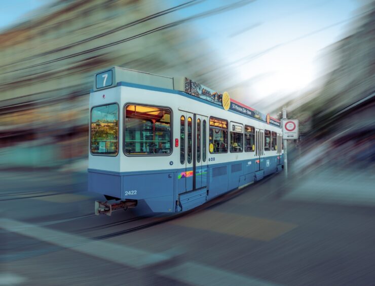 Zurich’s ultra-slick trams.