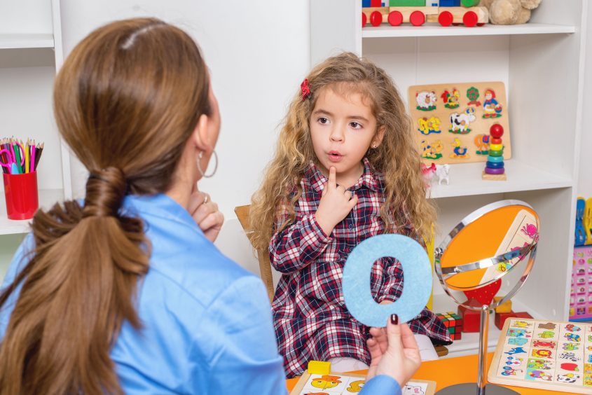 Some young children now require speech therapy to address delayed development problems.