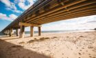 Under the boardwalk at Chesapeake Bay.