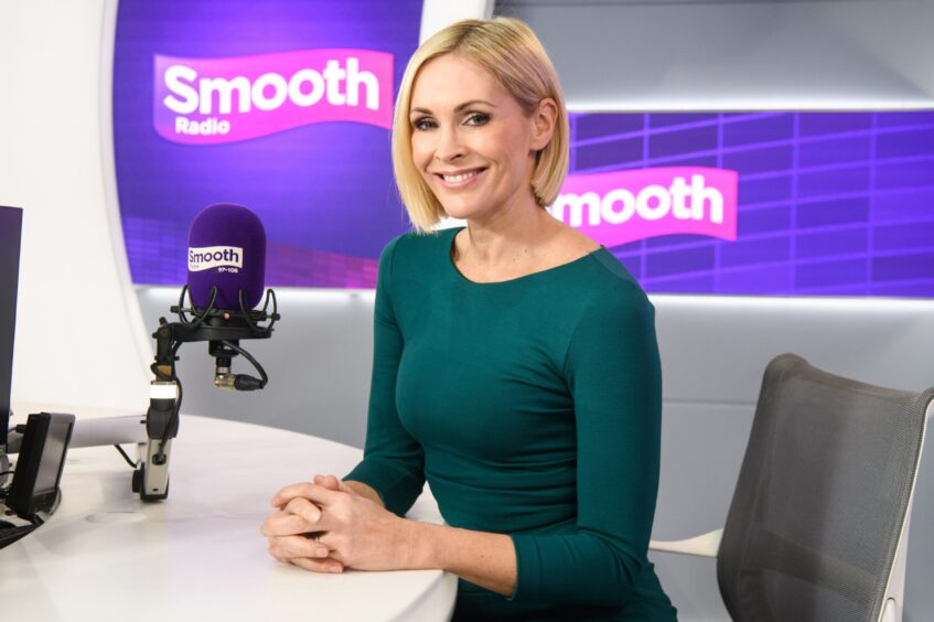 Jenni Falconer in the Smooth studio.